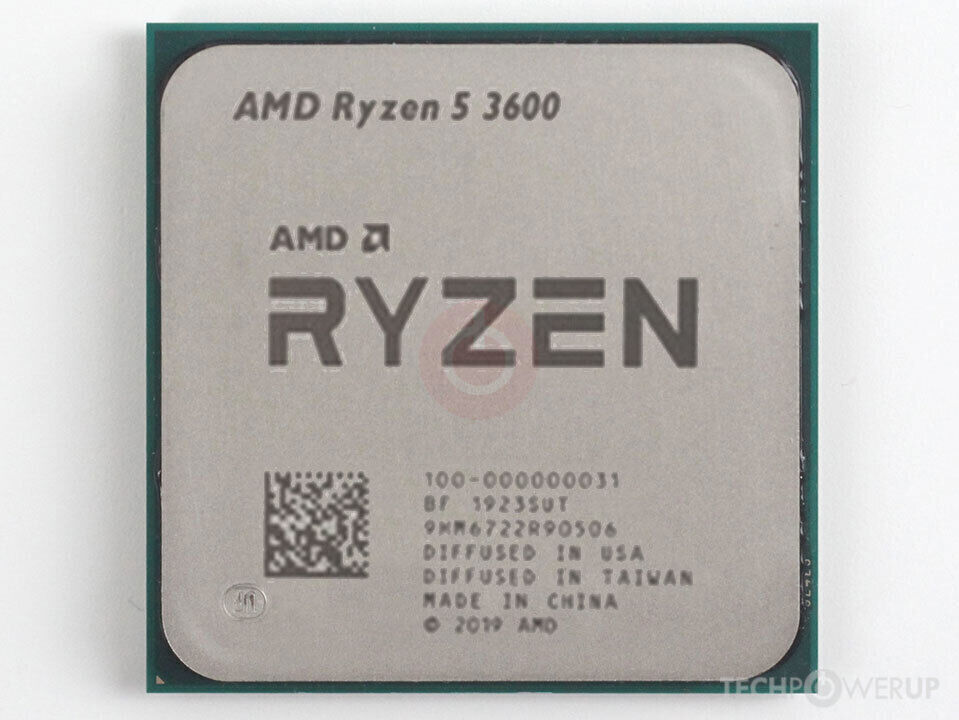 AMD Ryzen 5 3600 AMD RYZEN 5 3600 6-Core 3.6 GHz CPU Processor -